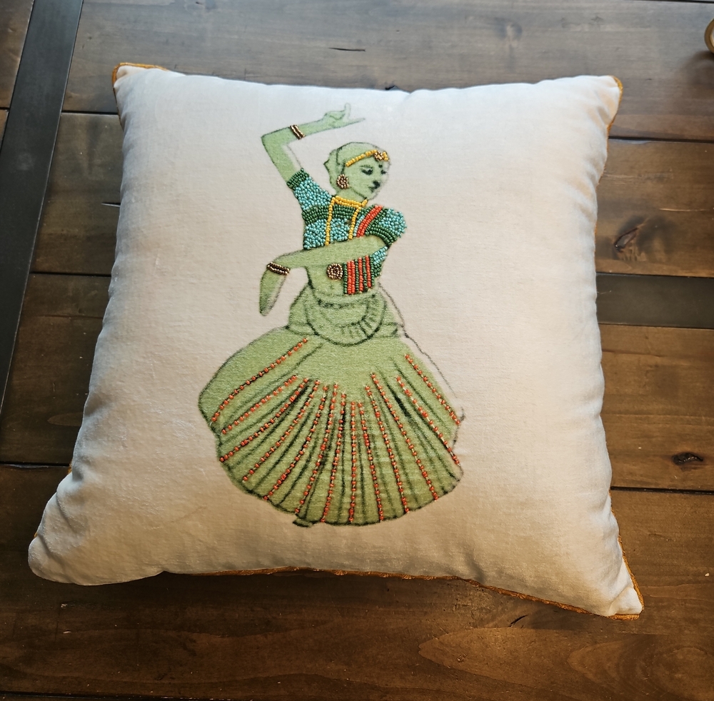 Dancing GIRL Pillow ***Anthropologie Home Lovers***